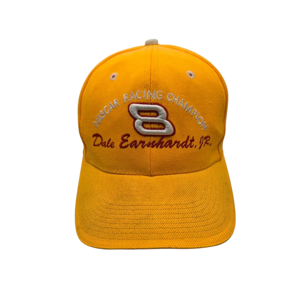 NASCAR Racing Dale Earnhardt Jr. #8 Strapback Hat Cap OSFM Yellow